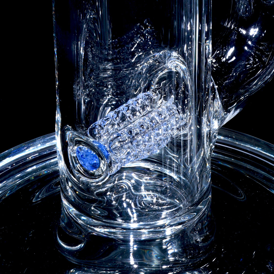 Accented 44mm Upgrid Triple Stemline Straight Tube w/ 4-hole Horned Slide - Mystique - 18mm Female