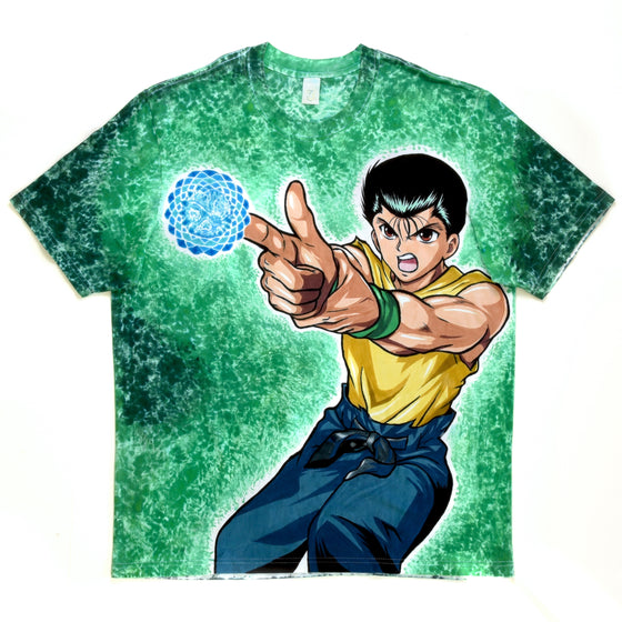 XXL - Hand & Tie-dyed T-Shirt - Urameshi Yusuke