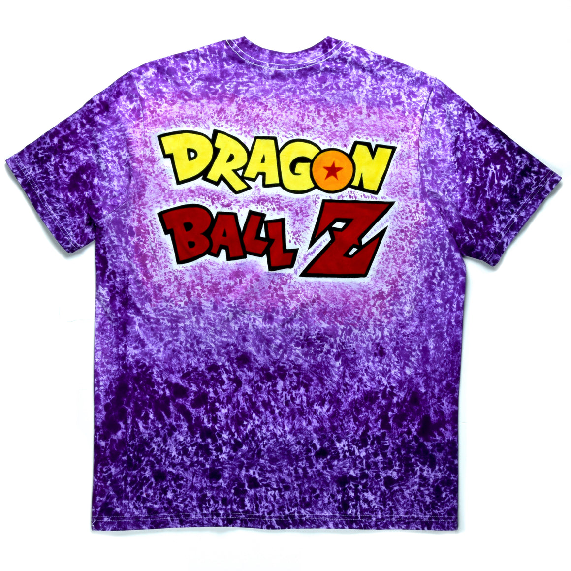 XL - Hand & Tie-dyed T-Shirt - DBZ Frieza