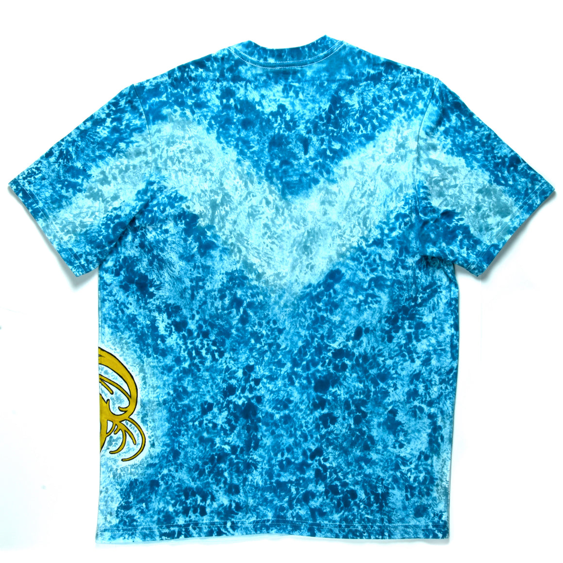 Large - Hand & Tie-dyed T-Shirt - "Zodiac" by Alphonse Mucha