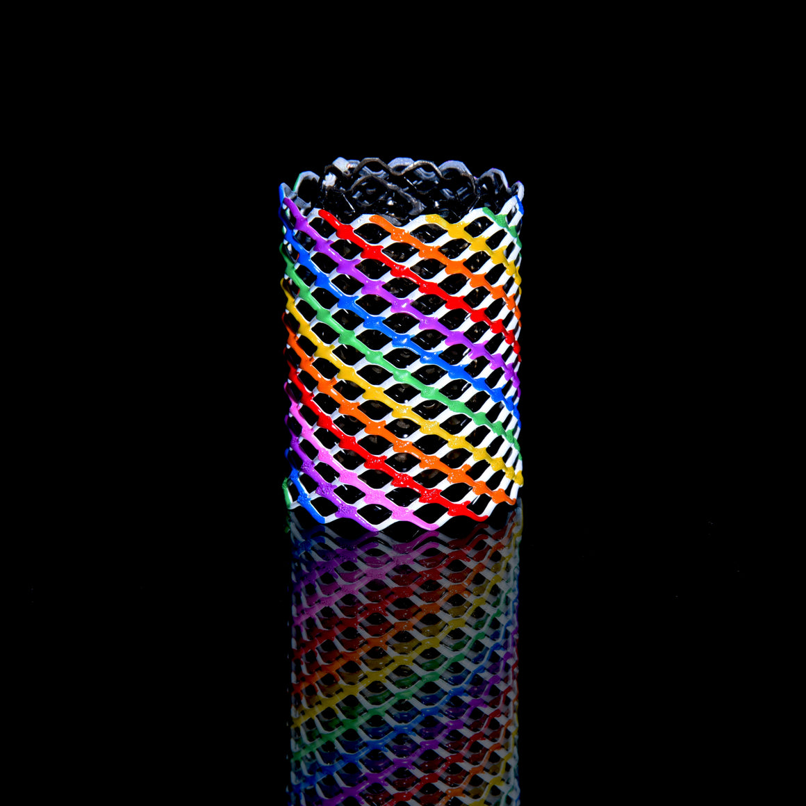 Mamba Guardz - Custom Nozzle Heat Shield for Blazer Big Shot & Vector Nitro - Rainbow/White