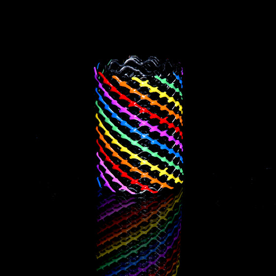 Mamba Guardz - Custom Nozzle Heat Shield for Blazer Big Shot & Vector Nitro - Rainbow/Black