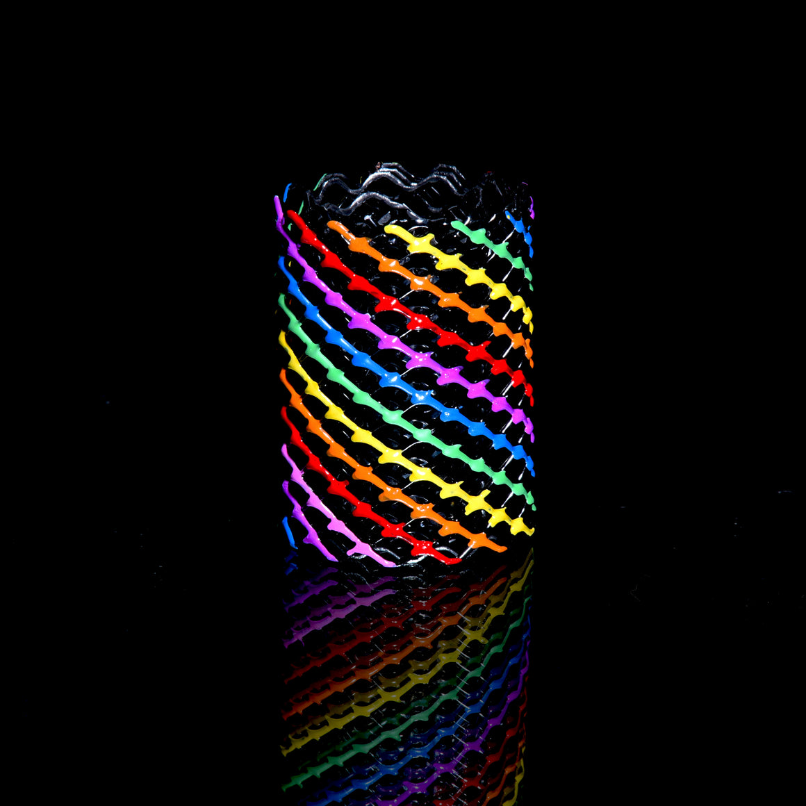 Mamba Guardz - Custom Nozzle Heat Shield for Blazer Big Shot & Vector Nitro - Rainbow/Black