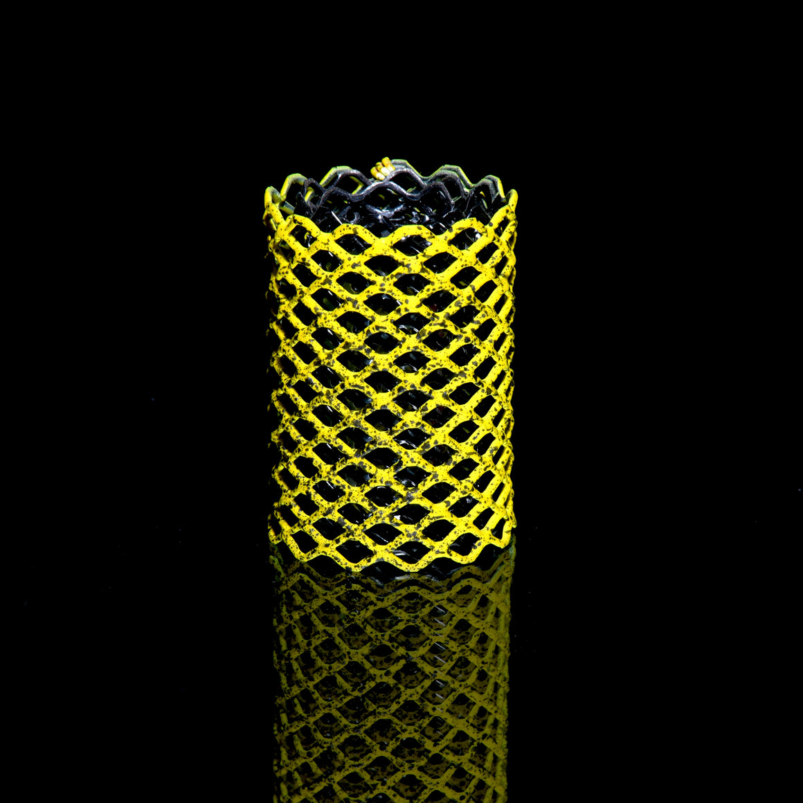 Mamba Guardz - Custom Nozzle Heat Shield for Blazer Big Shot & Vector Nitro - UV Yellow/Black Speckle