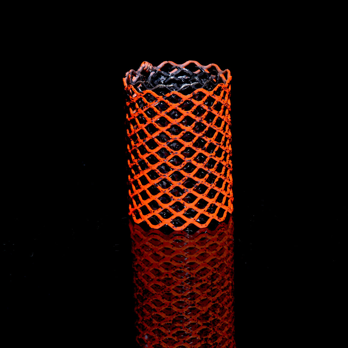 Mamba Guardz - Custom Nozzle Heat Shield for Blazer Big Shot & Vector Nitro - UV Orange/Black Speckle