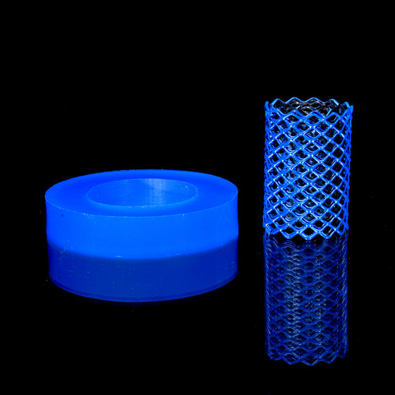 Mamba Guardz - Custom Nozzle Heat Shield/Epoxy Resin Base Set for Blazer Big Shot - Royal Blue