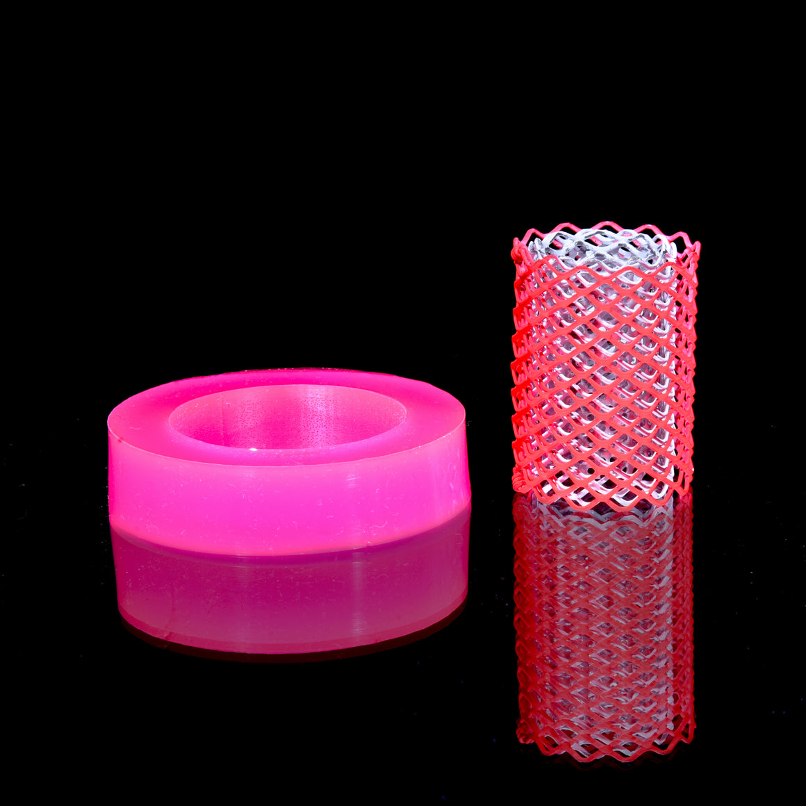 Mamba Guardz - Custom Nozzle Heat Shield/Epoxy Resin Base Set for Blazer Big Shot - UV Pink