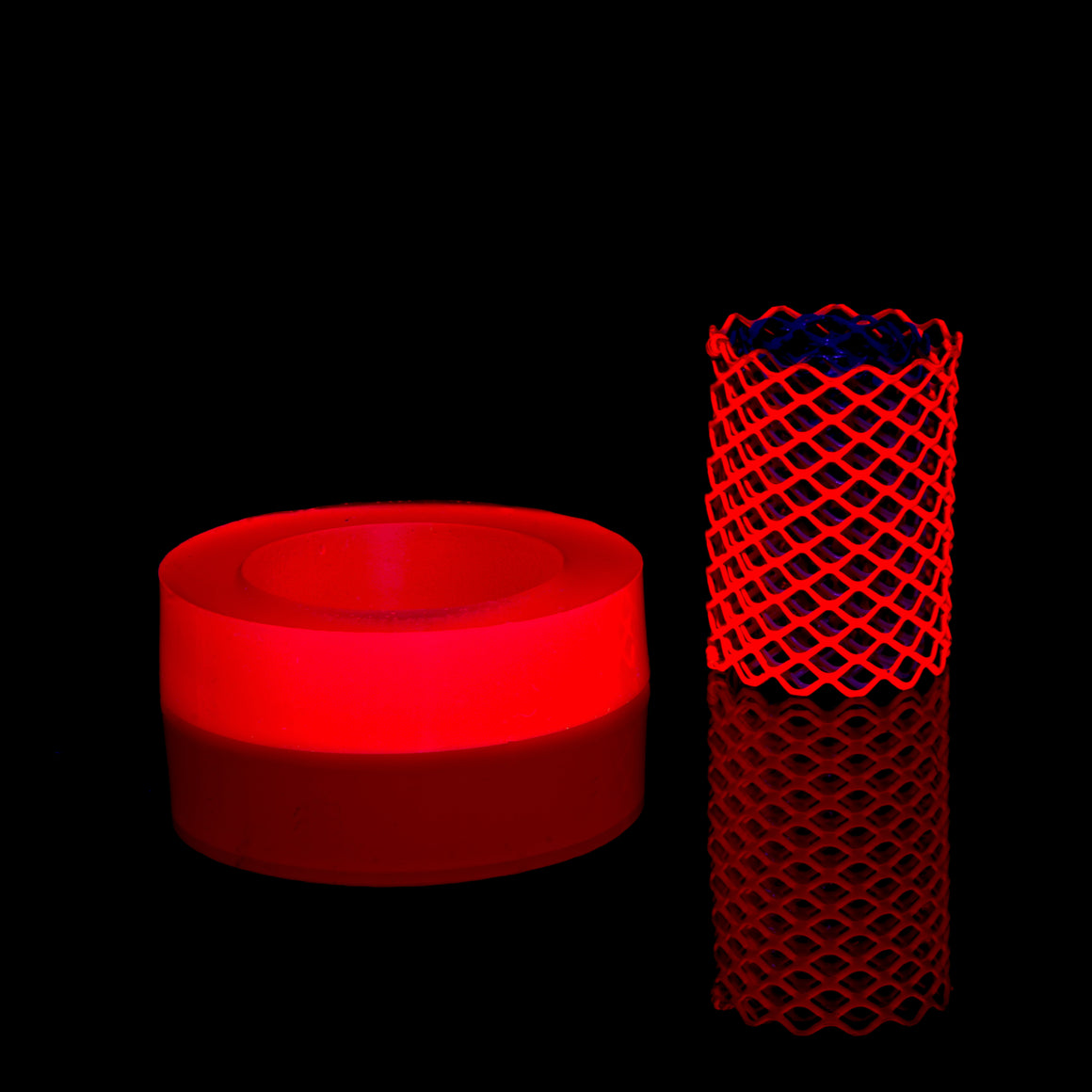 Mamba Guardz - Custom Nozzle Heat Shield/Epoxy Resin Base Set for Blazer Big Shot - UV Pink