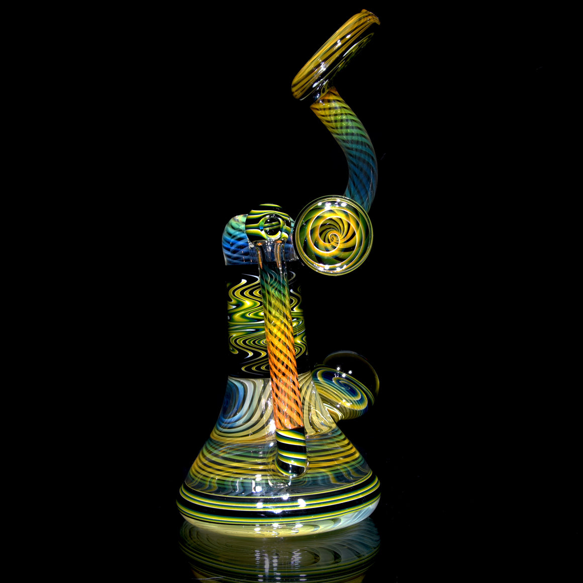 Fumed & Rewigged Snorkel Bubbler