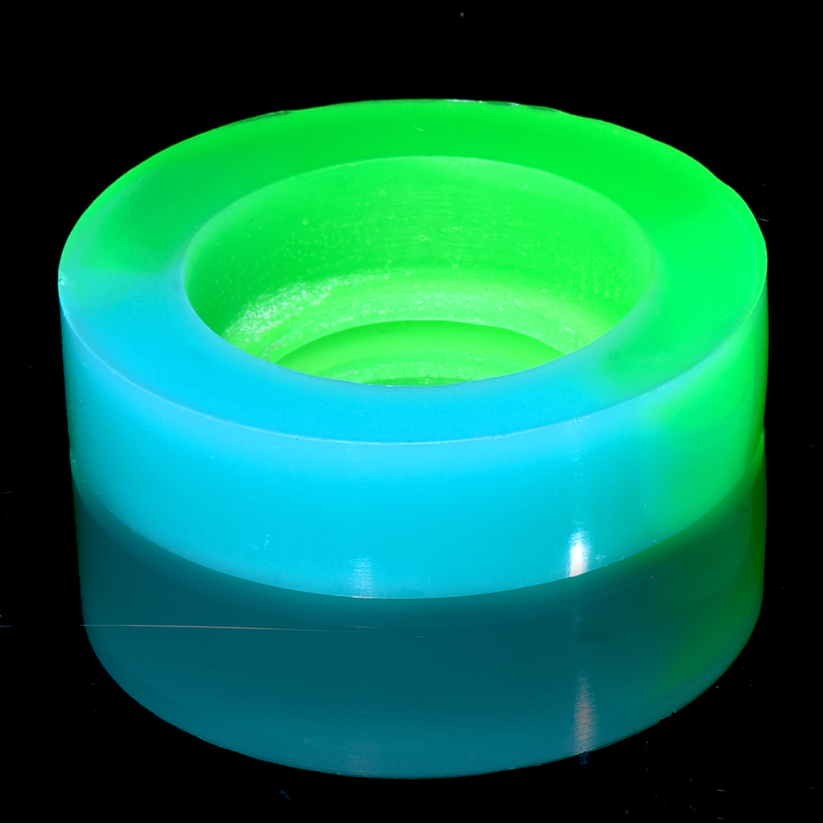 Custom Resin Base for Blazer GT8000 Big Shots - UV Green/Sky Blue