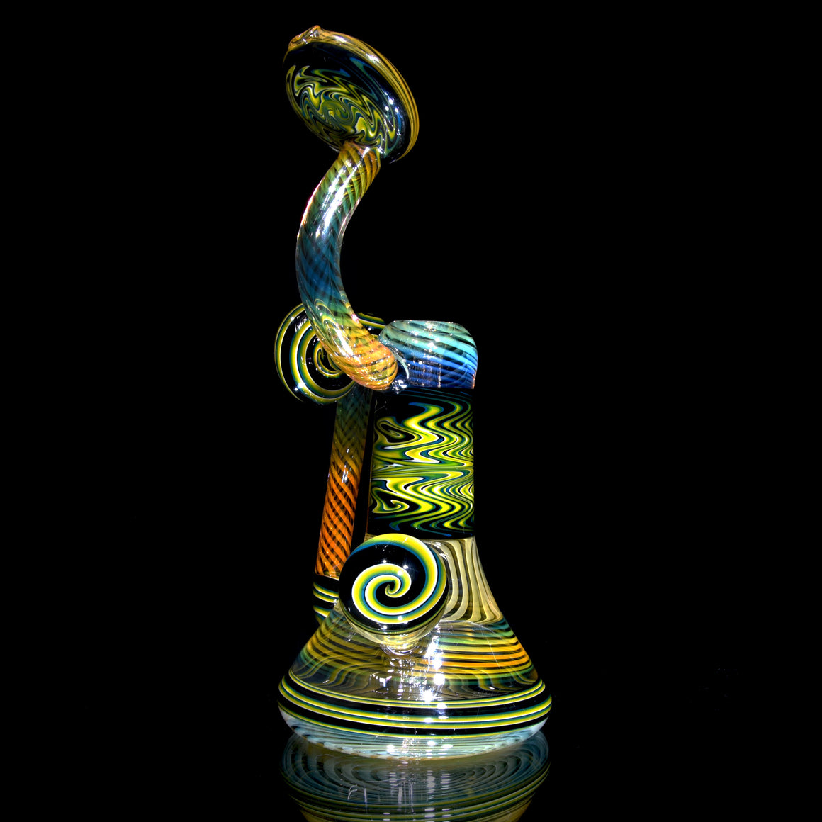 Fumed & Rewigged Snorkel Bubbler