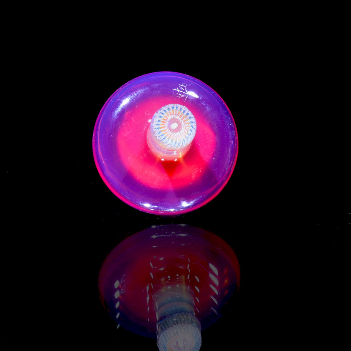 Double Sided Control Tower/Blender Cap w/ Millies - Telemagenta/NS Yellow