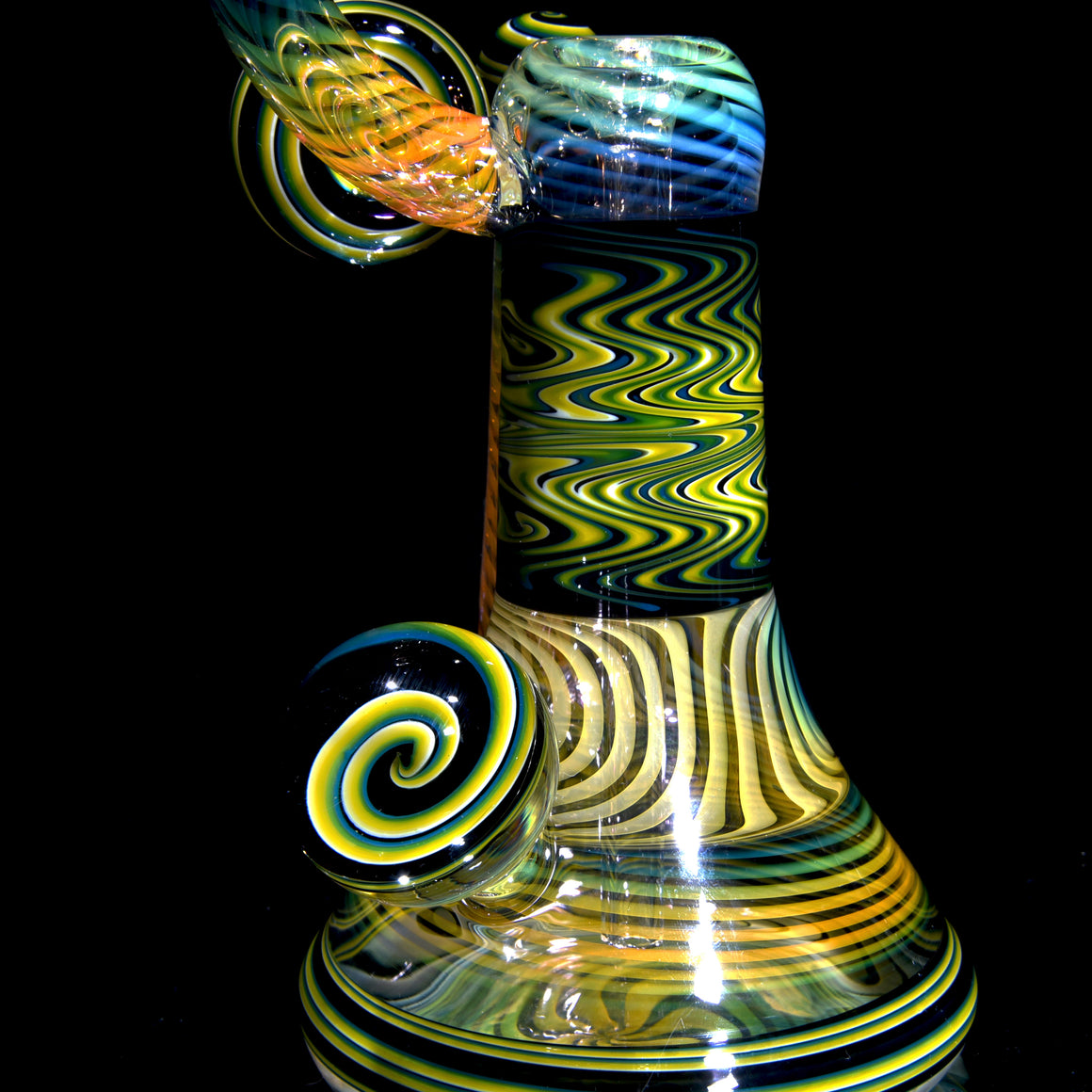 Fumed & Rewigged Snorkel Bubbler