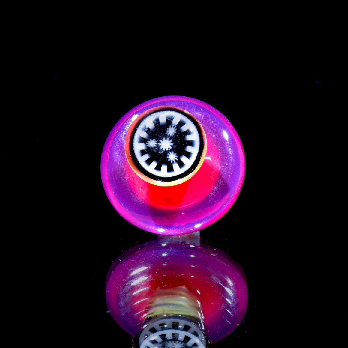 Double Sided Control Tower/Blender Cap w/ Millies - Telemagenta/NS Yellow