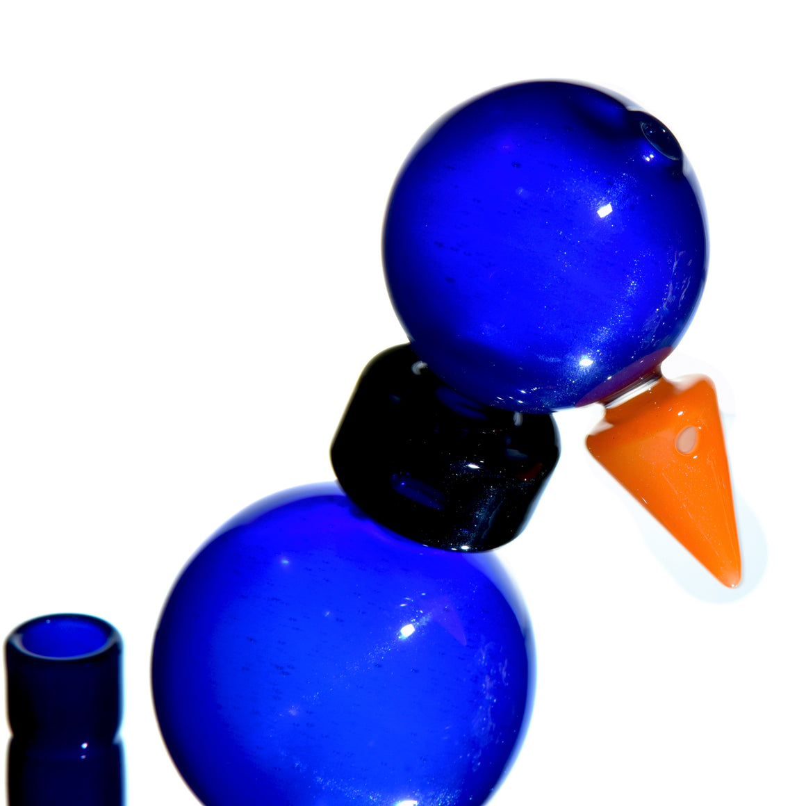 "Flightless Bird" Colorform Rig w/ Matching Cap & Sherlock Pipe Set -  14mm Female