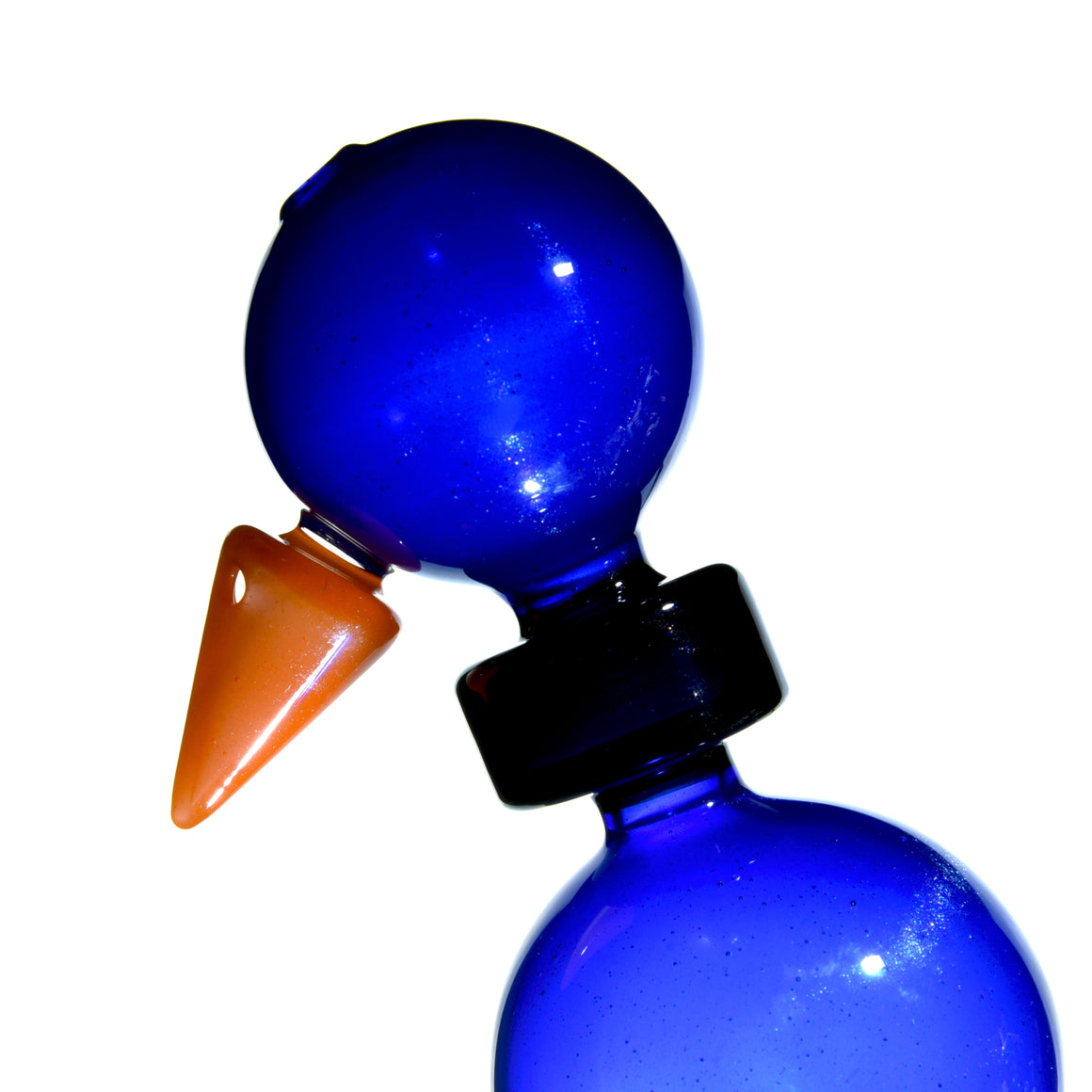 "Flightless Bird" Colorform Rig w/ Matching Cap & Sherlock Pipe Set -  14mm Female