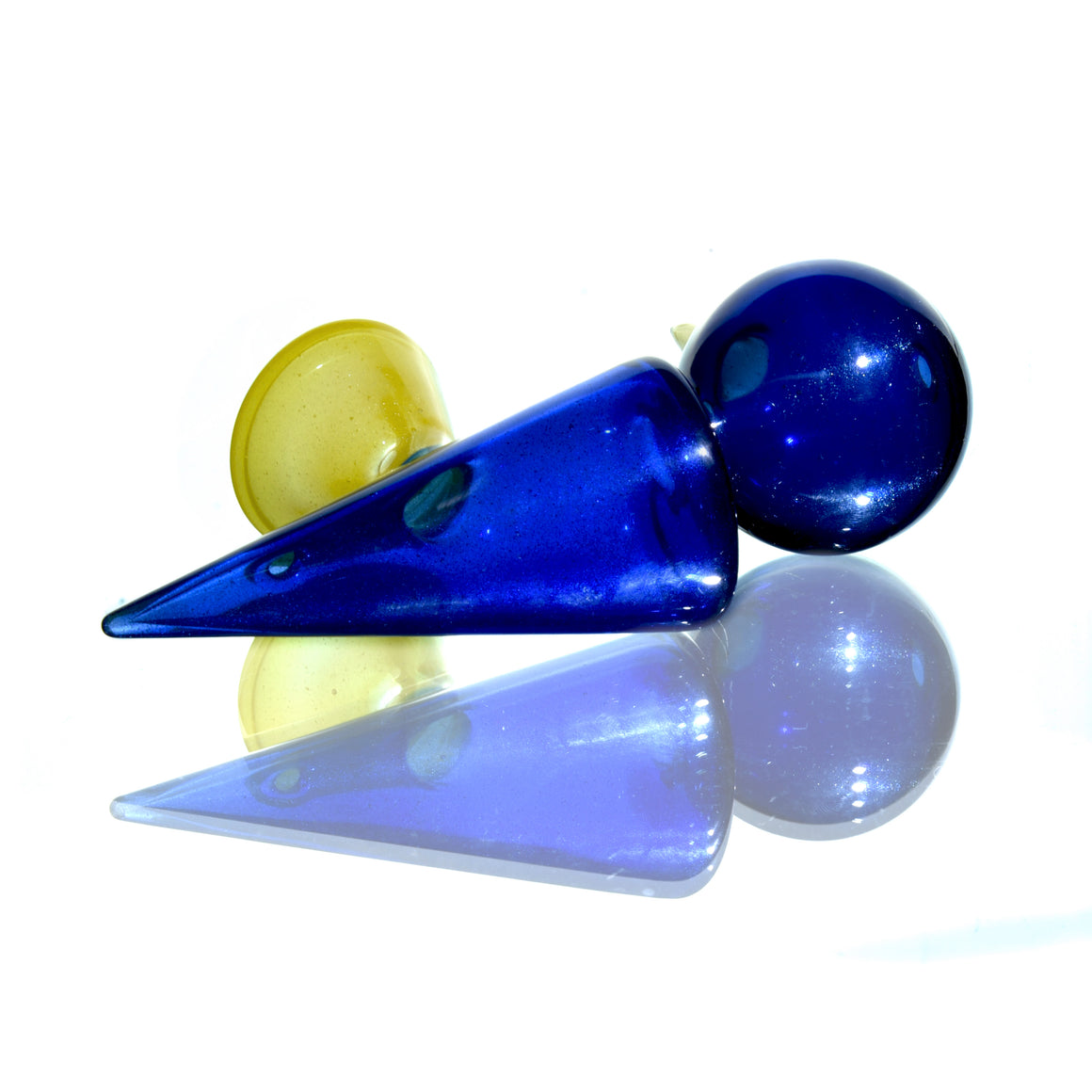 "Flightless Bird" Colorform Rig w/ Matching Cap & Sherlock Pipe Set -  14mm Female