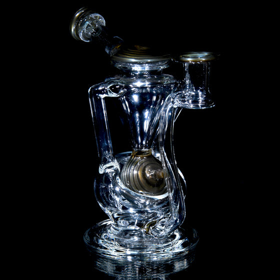 Observatory Double-uptake Spherical Recycler - Chromium - 14mm Female