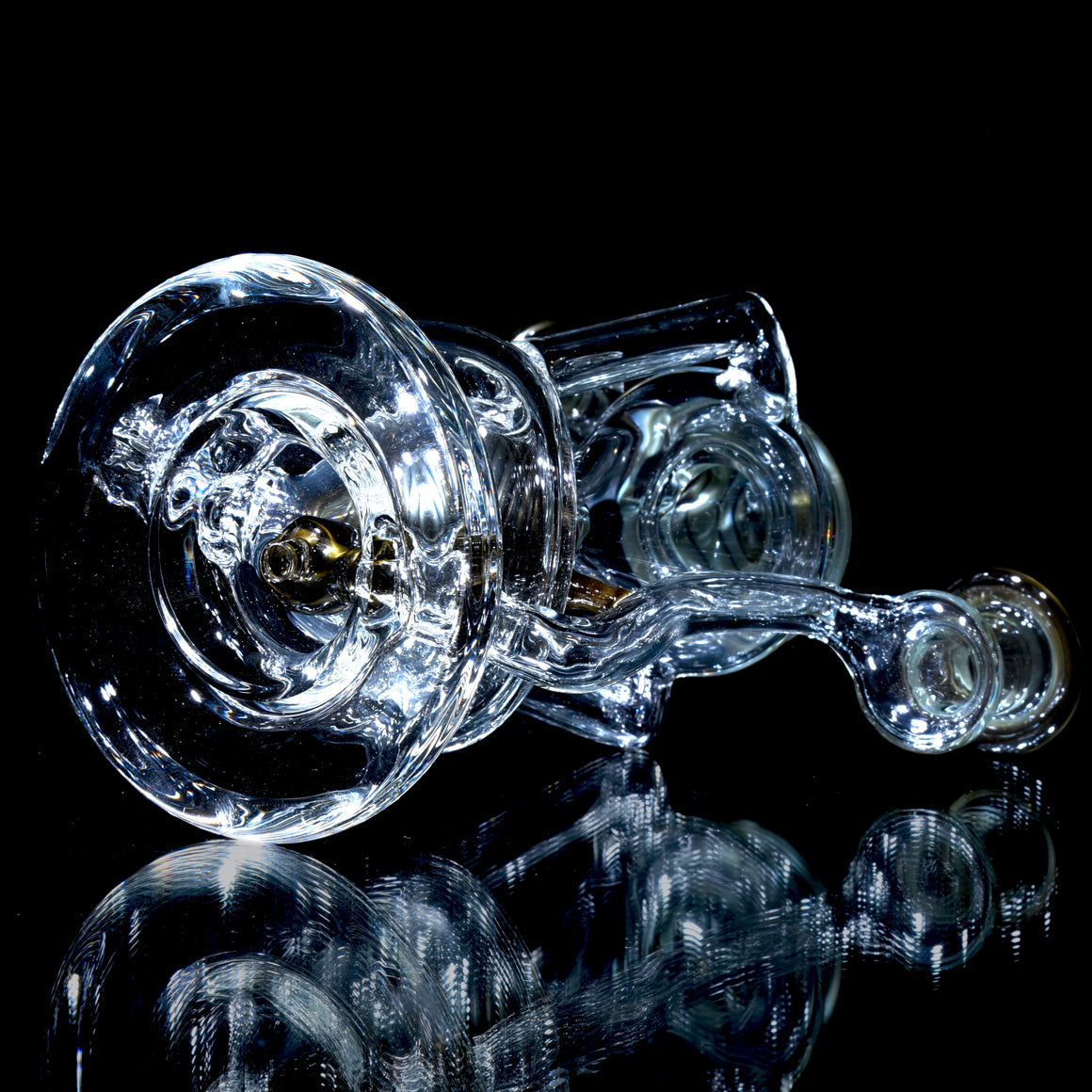 Observatory Double-uptake Spherical Recycler - Chromium - 14mm Female