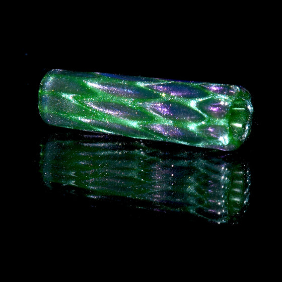 Fully-worked Joint/Blunt Holder w/ Built-in Filter - Royal Jelly/Millennium Moss