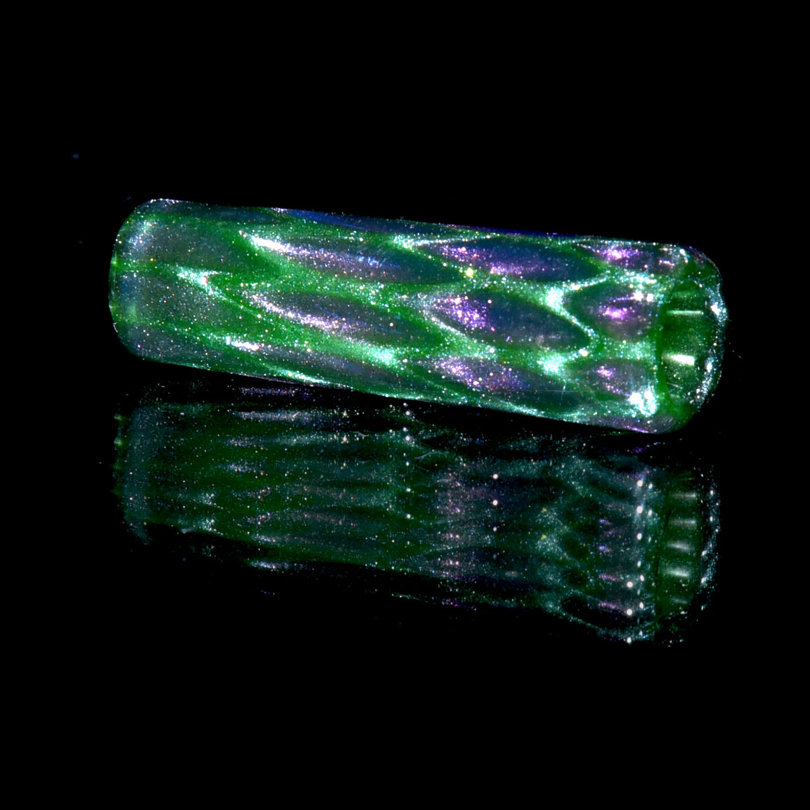 Fully-worked Joint/Blunt Holder w/ Built-in Filter - Royal Jelly/Millennium Moss