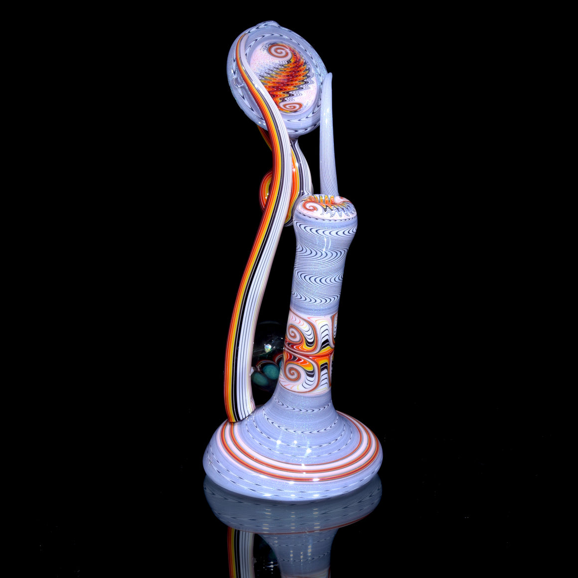 XL Dichroic Linework Standup Sherlock Bubbler