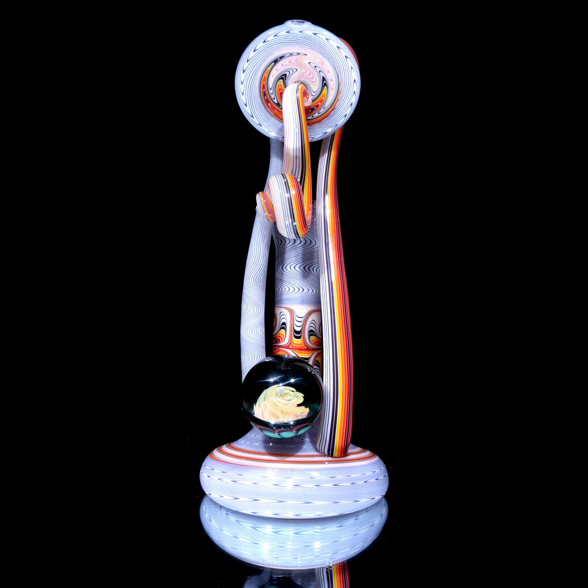 XL Dichroic Linework Standup Sherlock Bubbler