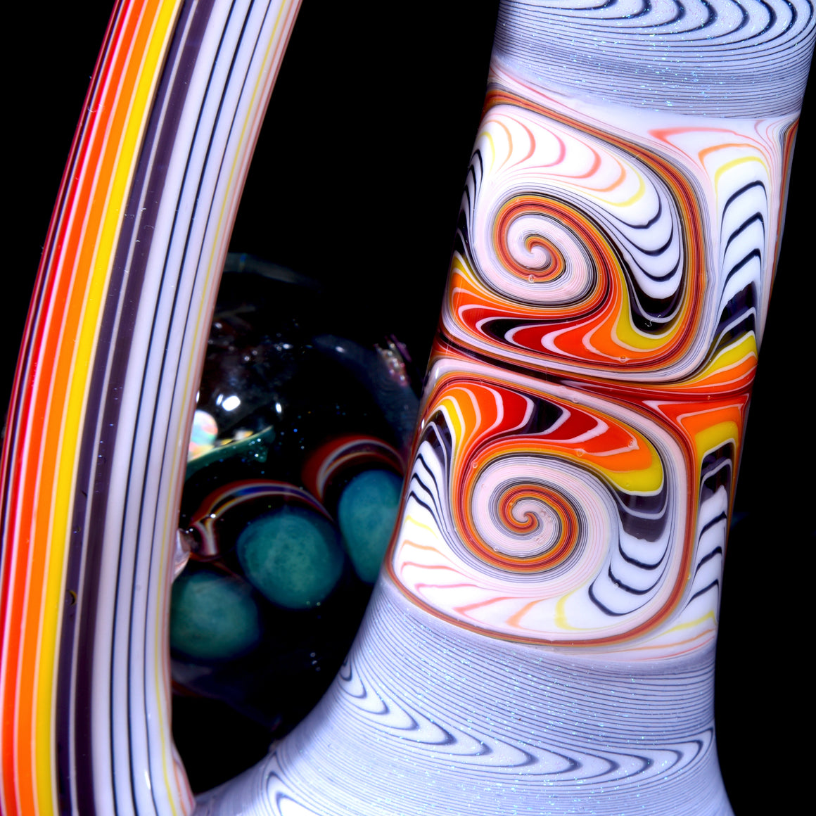 XL Dichroic Linework Standup Sherlock Bubbler