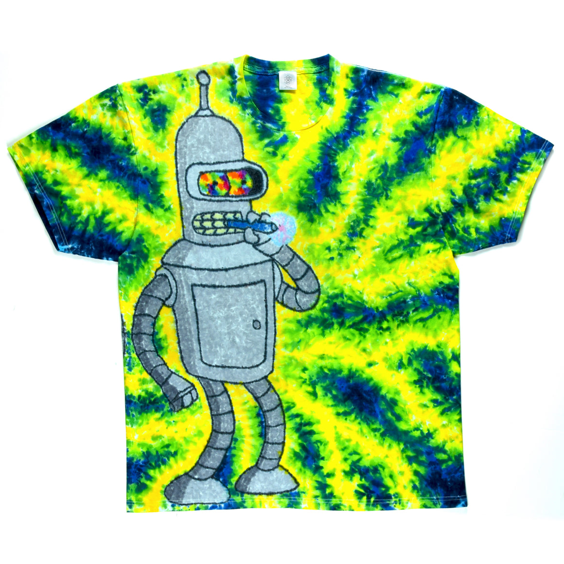 XXL - Short-sleeve Tie Dye T-Shirt - "Sparking"