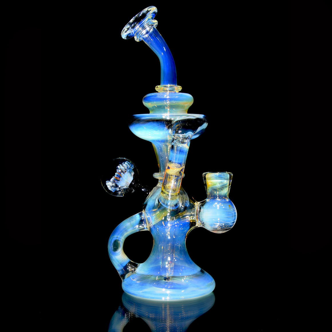 Fully-fumed Intercooled Double-Uptake Klein Recycler - 14mm Female