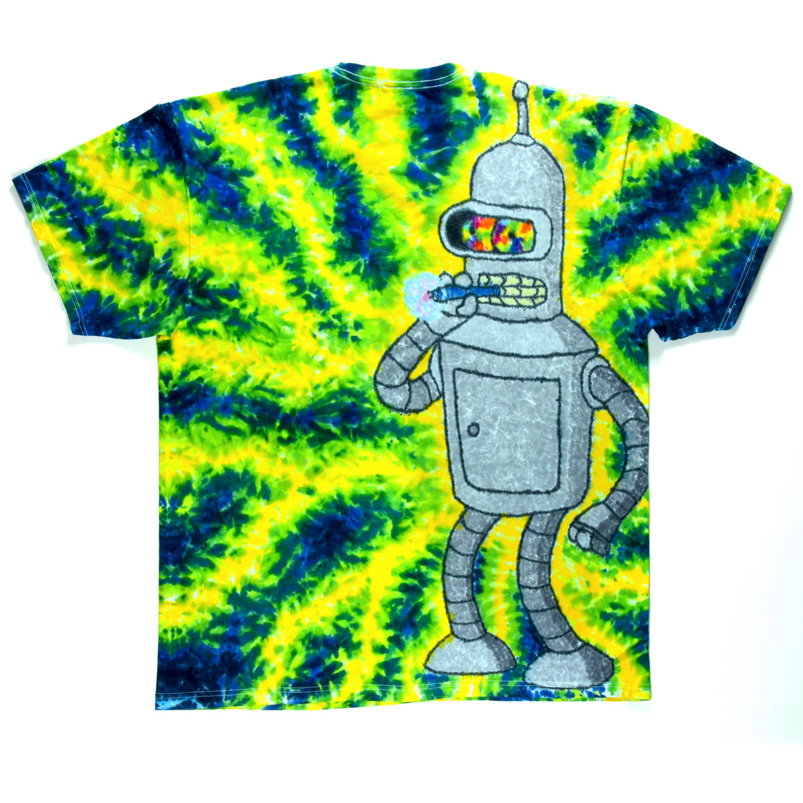 XXL - Short-sleeve Tie Dye T-Shirt - "Sparking"