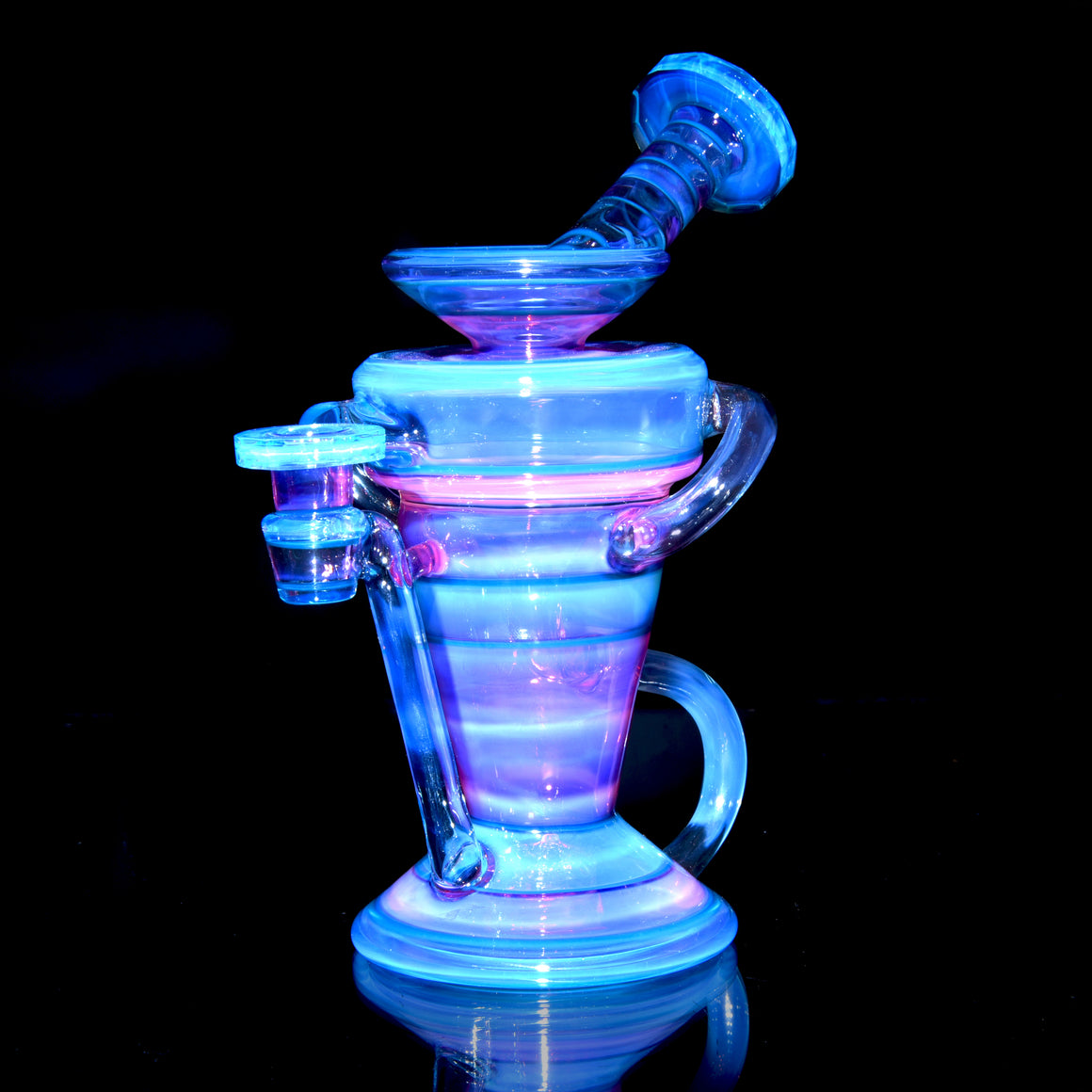 Faceted Full-size Double-uptake Refined Klein Recycler - Meta-Terrania/Karmaline - 10mm Female