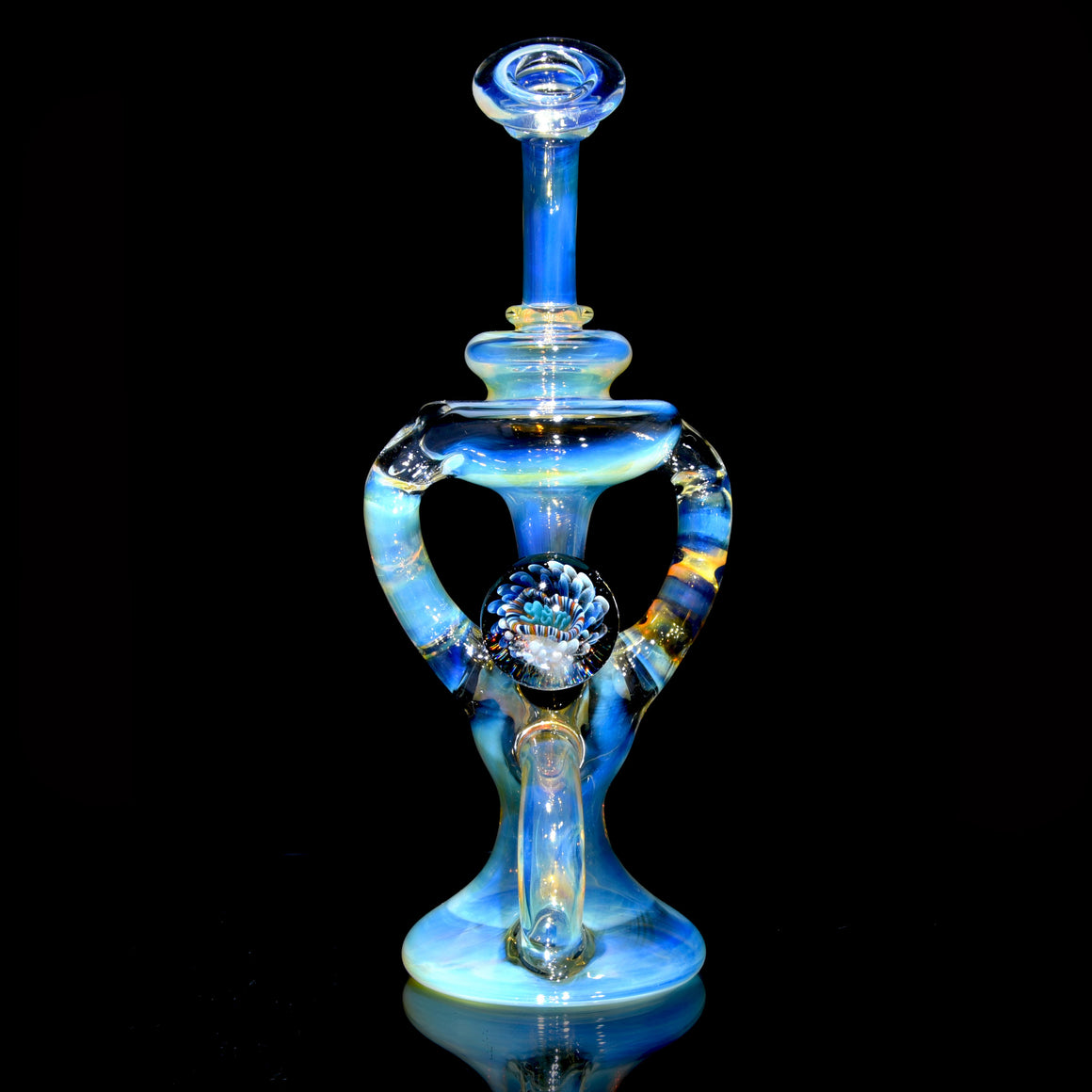 Fully-fumed Intercooled Double-Uptake Klein Recycler - 14mm Female