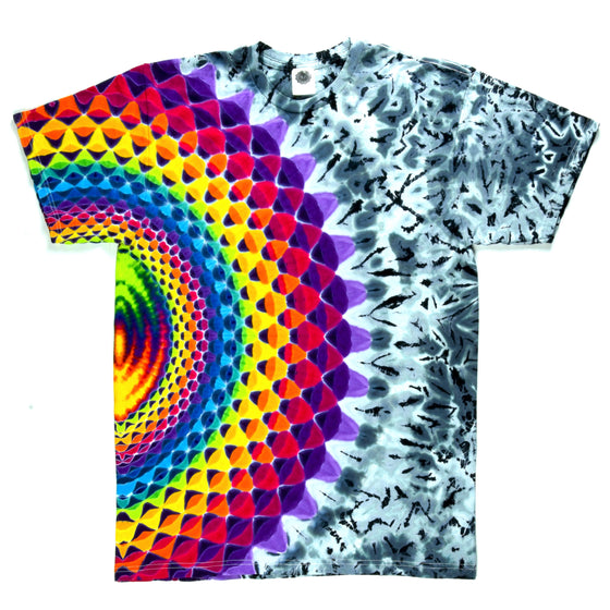 Medium Tie Dye T-Shirt - Oversized Jailbird Mandala Combo