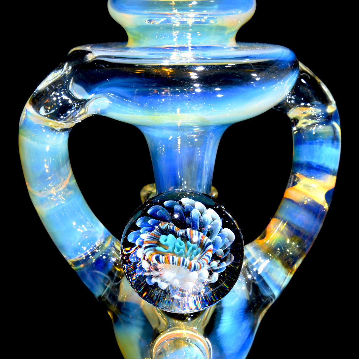 Fully-fumed Intercooled Double-Uptake Klein Recycler - 14mm Female
