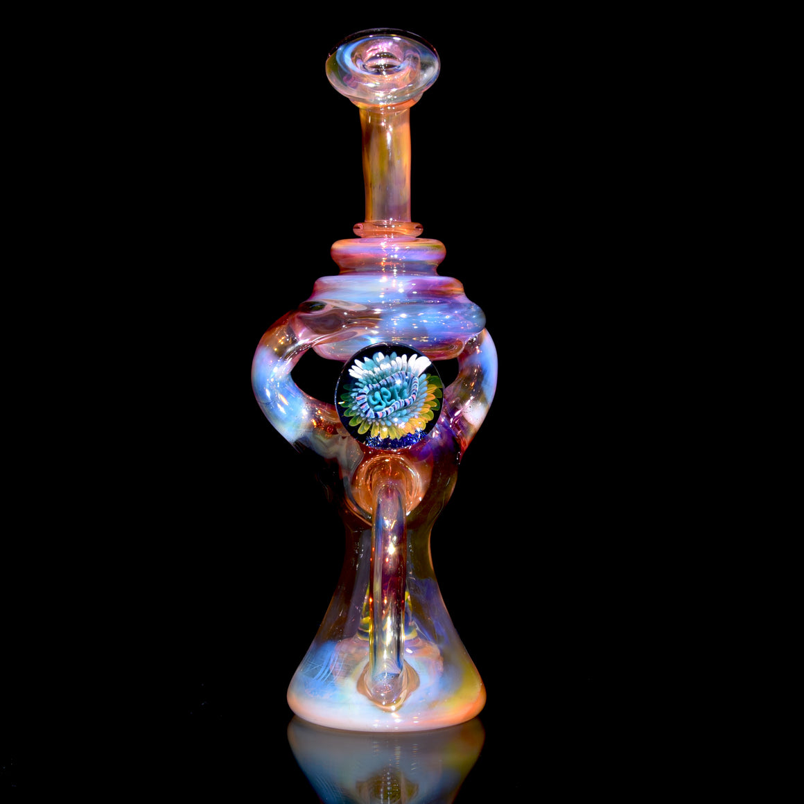 Fully-fumed Double-Uptake Ball Klein Recycler - 14mm Female