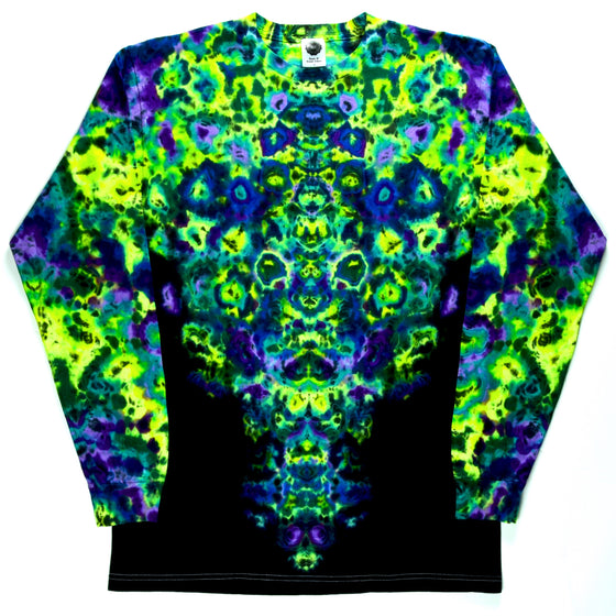 Medium Long-sleeve Tie Dye T-Shirt - UV Reactive Fade