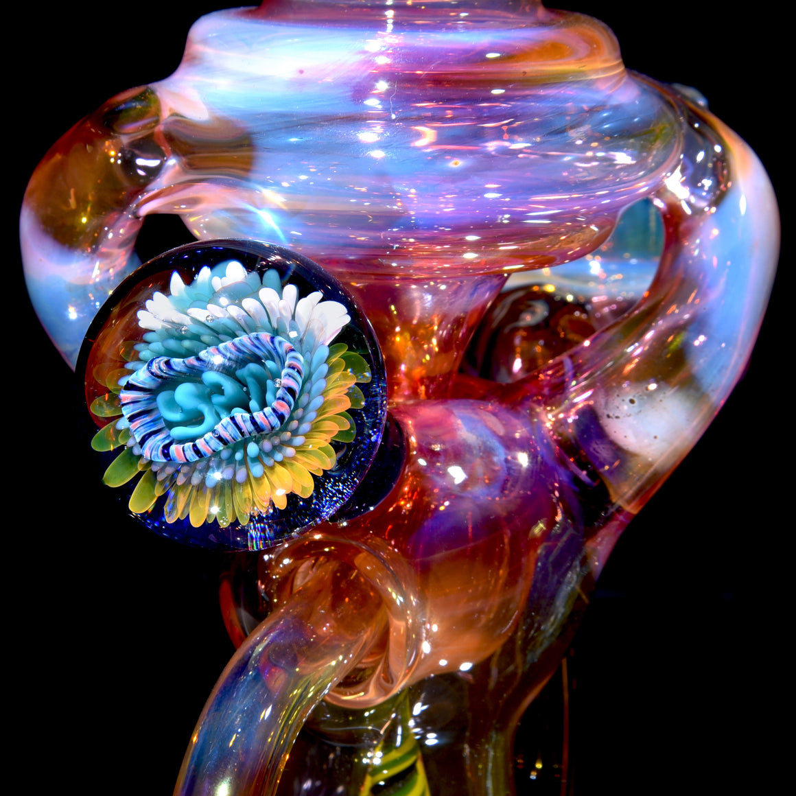 Fully-fumed Double-Uptake Ball Klein Recycler - 14mm Female