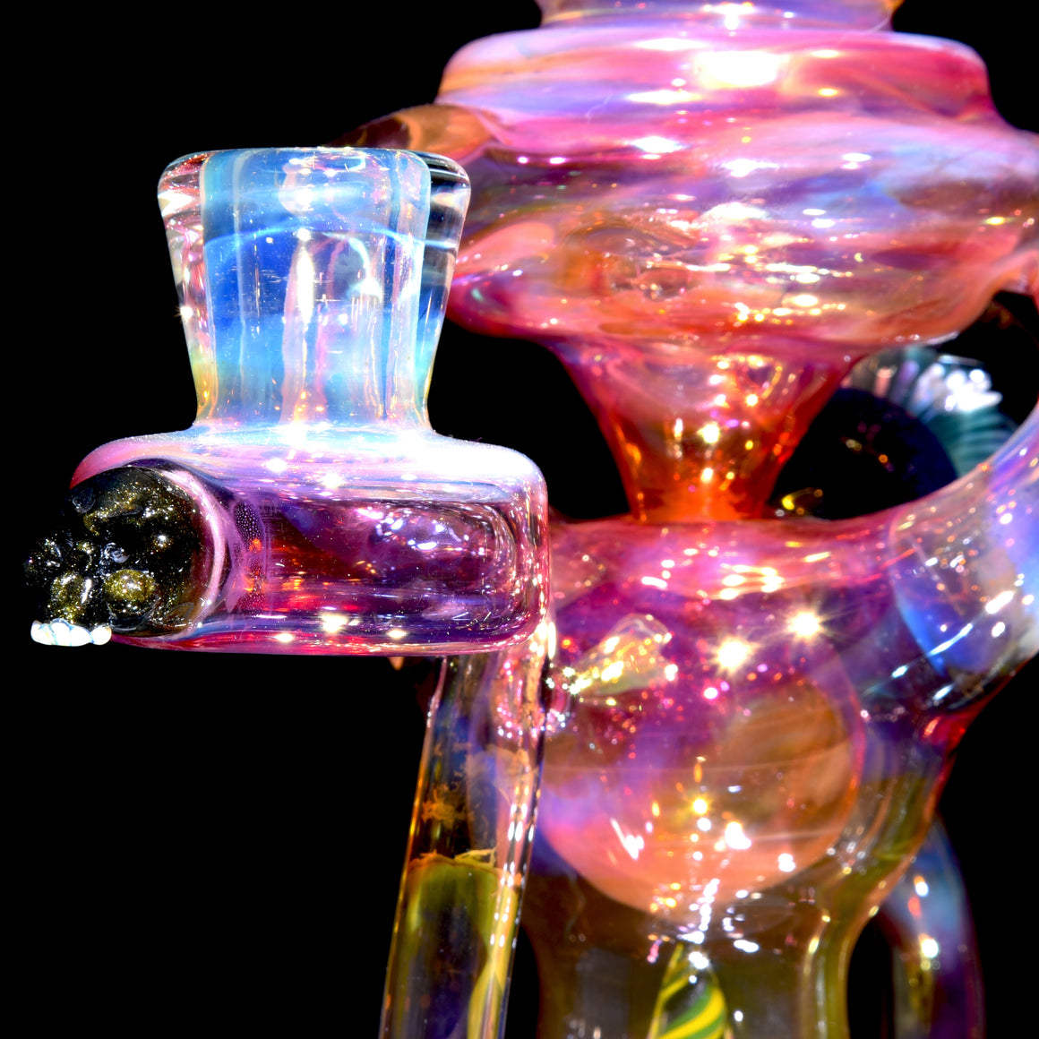 Fully-fumed Double-Uptake Ball Klein Recycler - 14mm Female