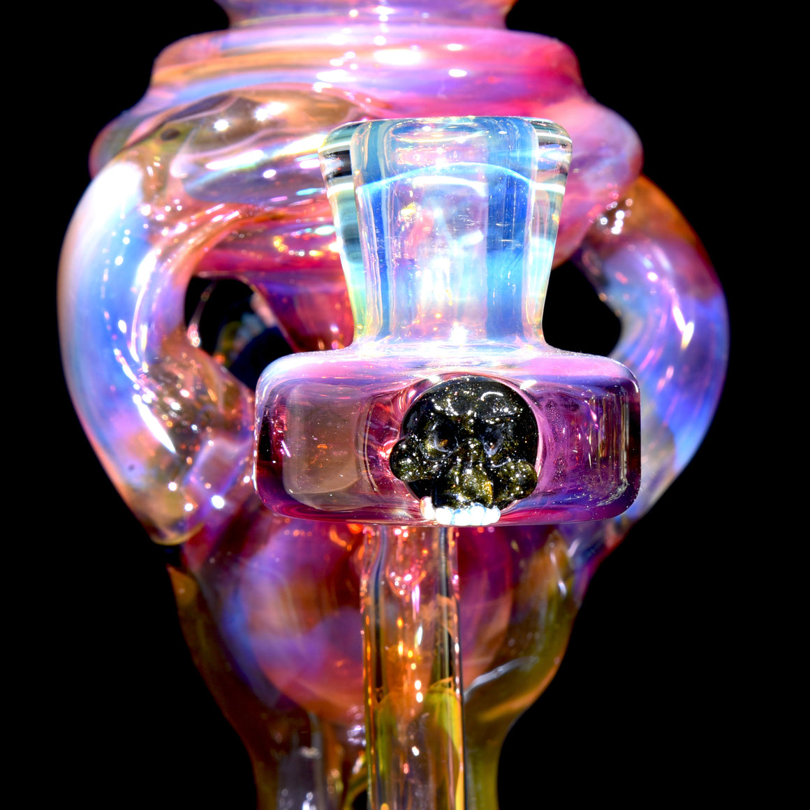 Fully-fumed Double-Uptake Ball Klein Recycler - 14mm Female