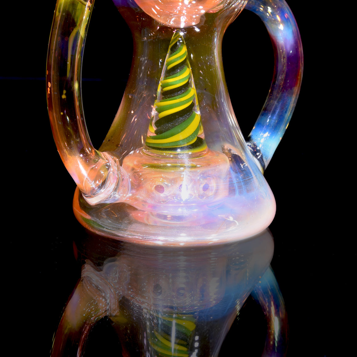 Fully-fumed Double-Uptake Ball Klein Recycler - 14mm Female