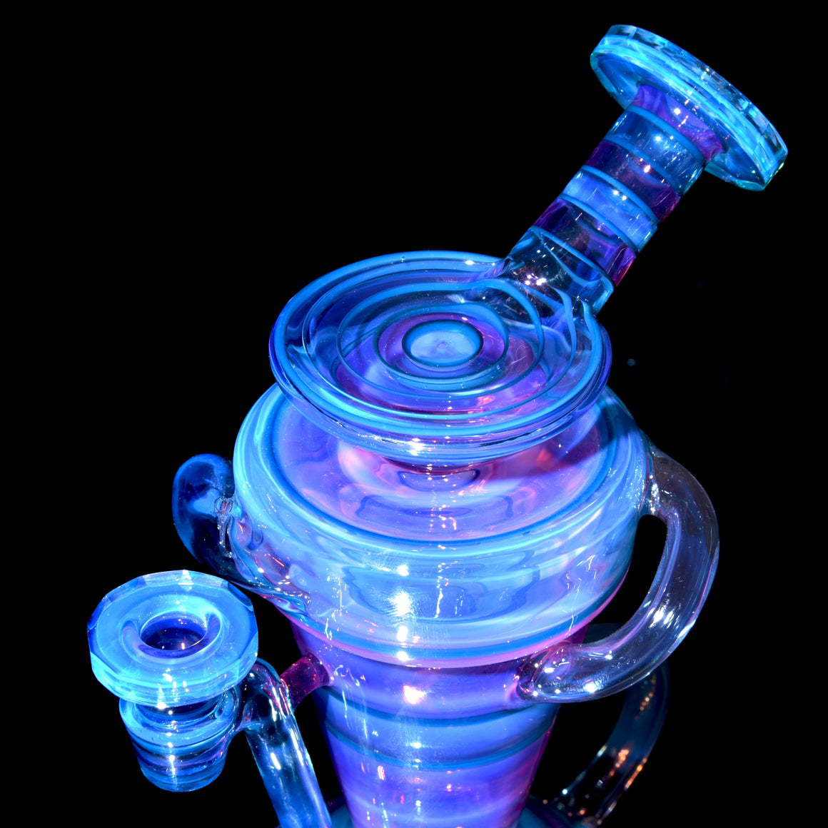 Faceted Full-size Double-uptake Refined Klein Recycler - Meta-Terrania/Karmaline - 10mm Female