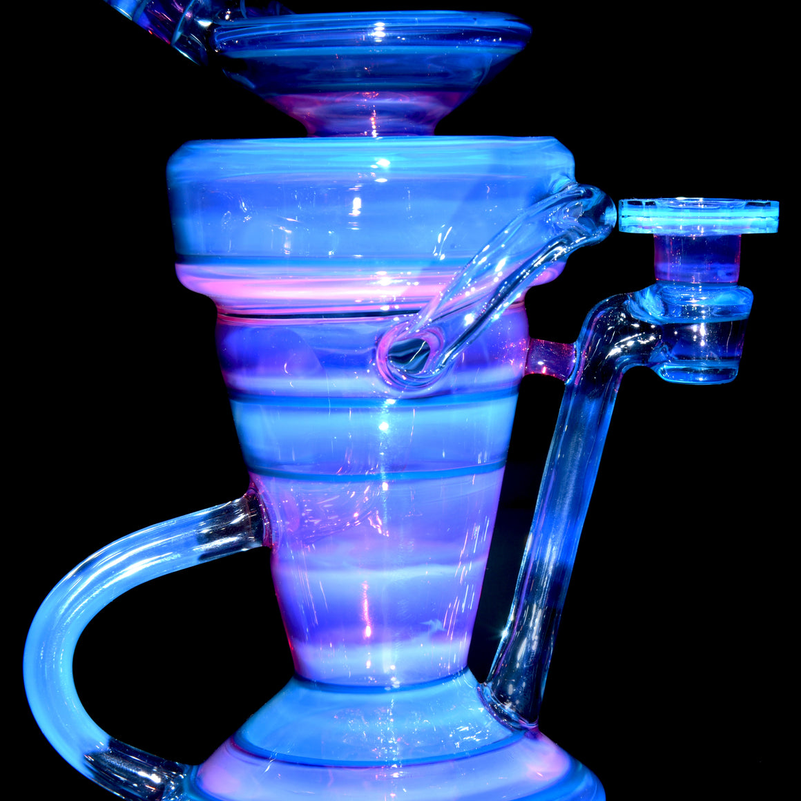 Faceted Full-size Double-uptake Refined Klein Recycler - Meta-Terrania/Karmaline - 10mm Female