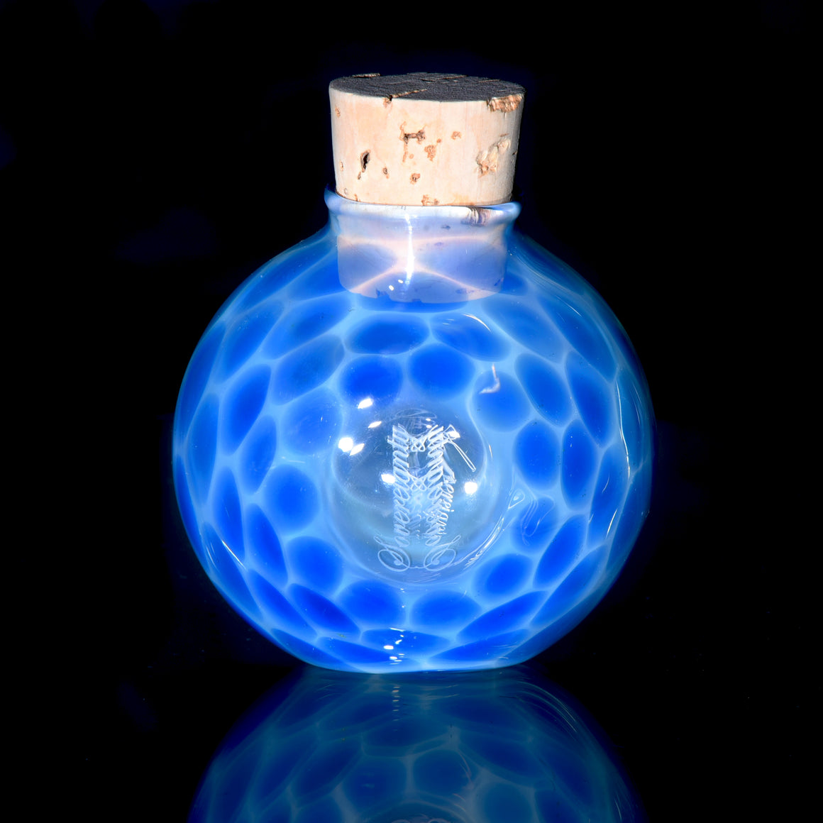 Steve x Holly Collab - Corked Magnifying Honeycomb Jar w/ Reflection Logo