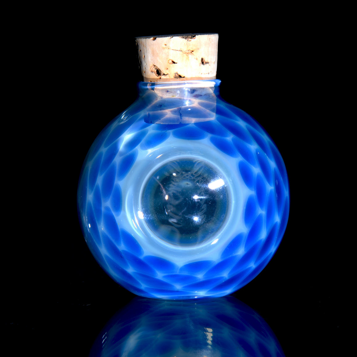Steve x Holly Collab - Corked Magnifying Honeycomb Jar w/ Reflection Logo