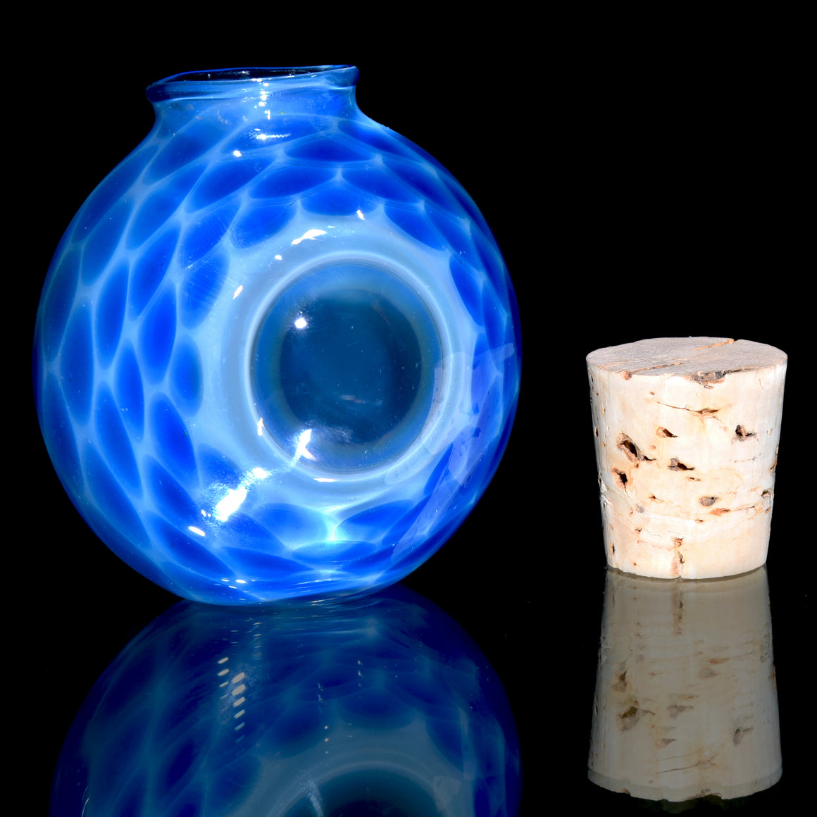 Steve x Holly Collab - Corked Magnifying Honeycomb Jar w/ Reflection Logo