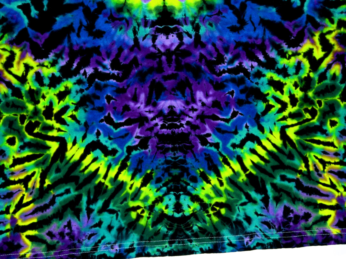 XXL - Northern Lights Mandala Combo Long-sleeve Tie Dye Shirt