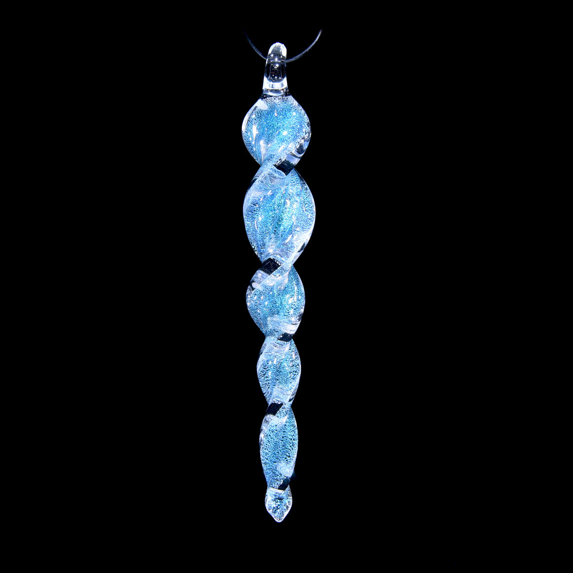 Dichroic Icicle Ornament/Pendant - Full-size