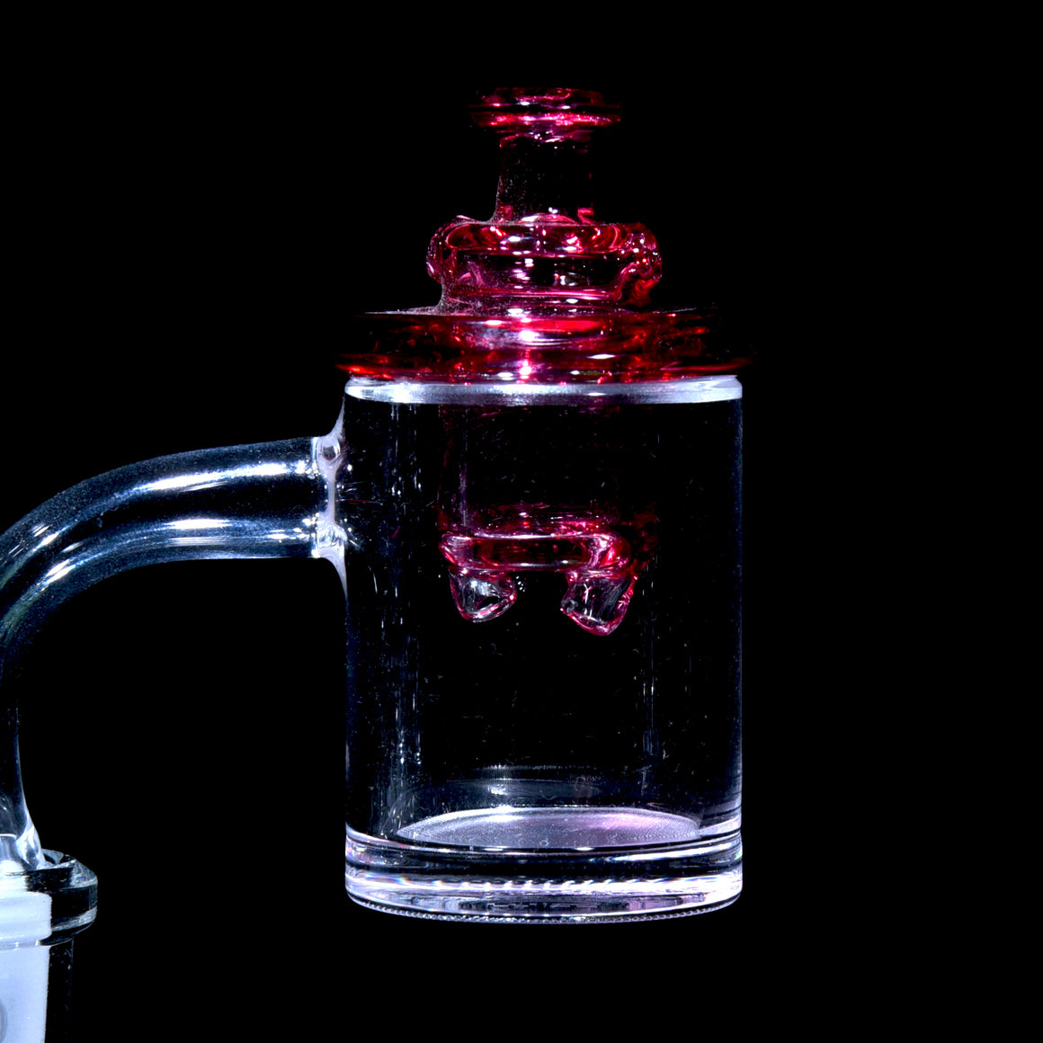 Full-color Dual-intake Spinner Cap for 25-30mm Bucket Bangers - Gold Ruby