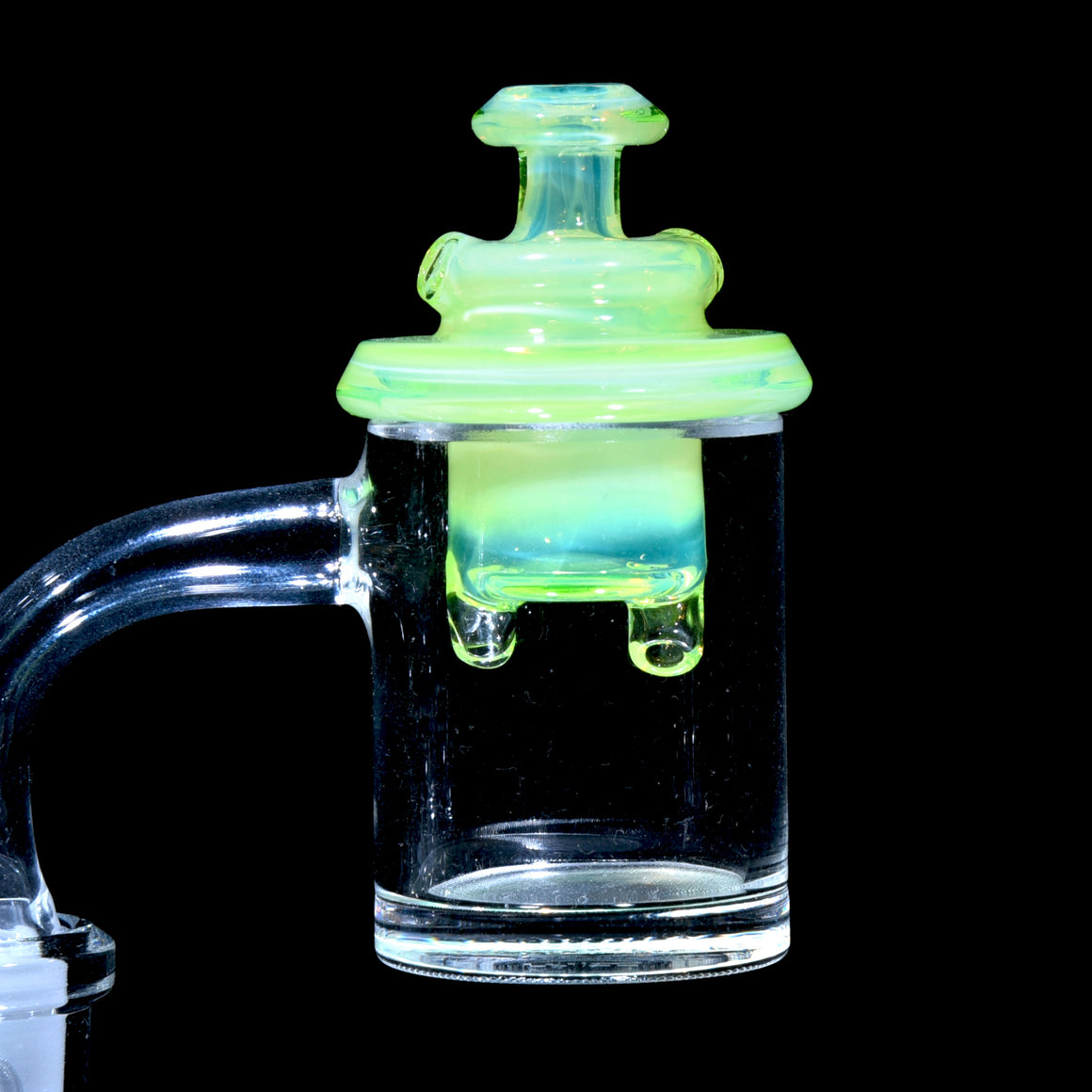 UV Full-color Dual-intake Spinner Cap for 25-30mm Bucket Bangers - Ion over Moonstone